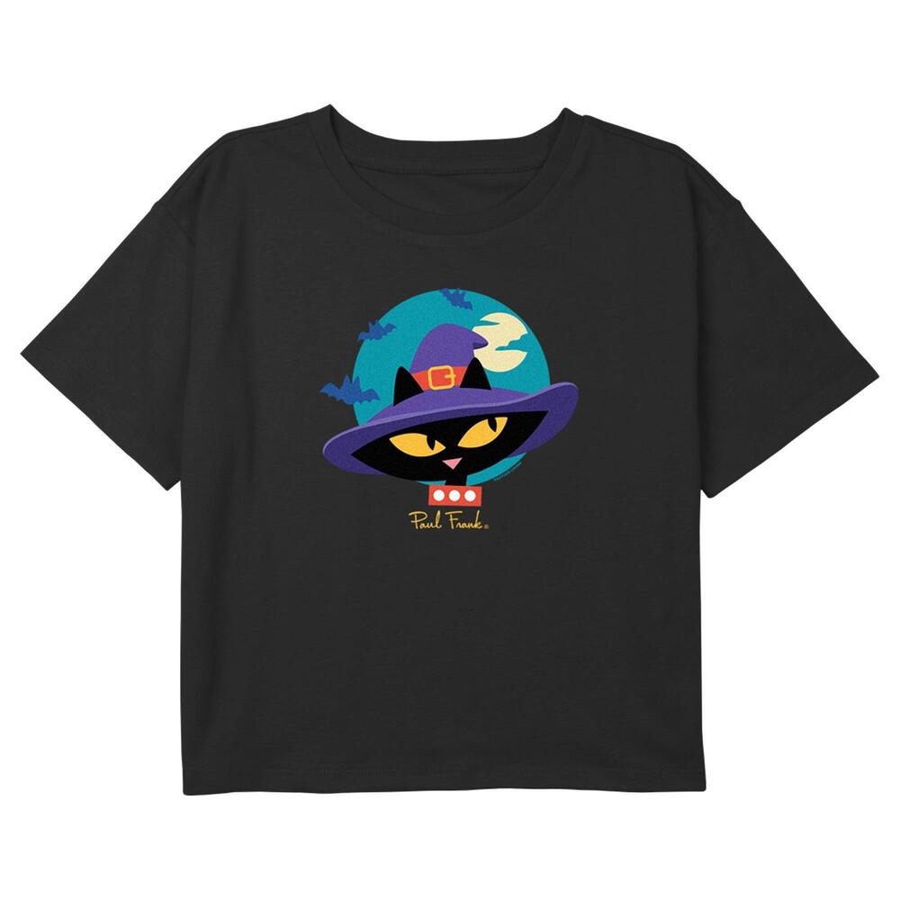 Girls Paul Frank Halloween Mika The Cat Witch Portrait Tshirt